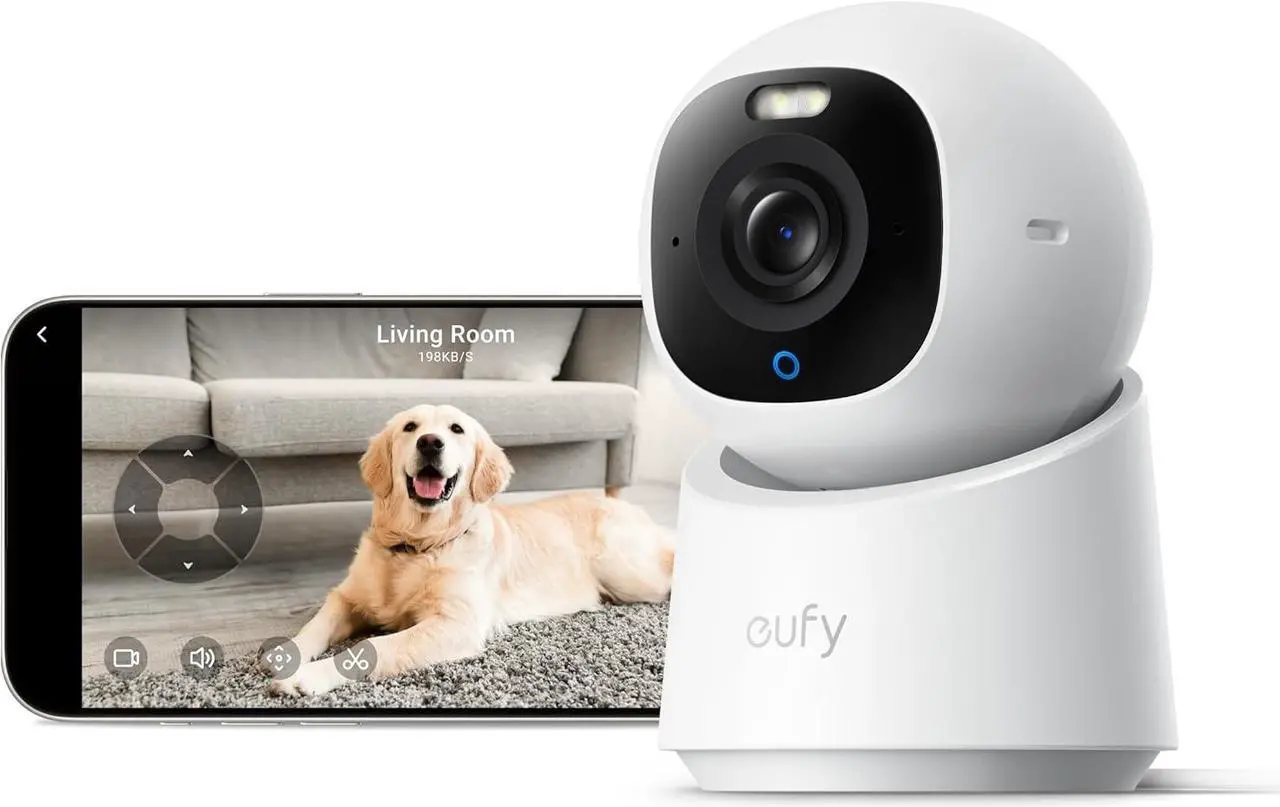 Alt view image 5 of 7 - eufy Security HomeBase S380 (HomeBase 3),eufy Edge Security Center + Indoor Cam E30, Latest Generation, 4K UHD Security Camera, 360 Pan-Tilt
