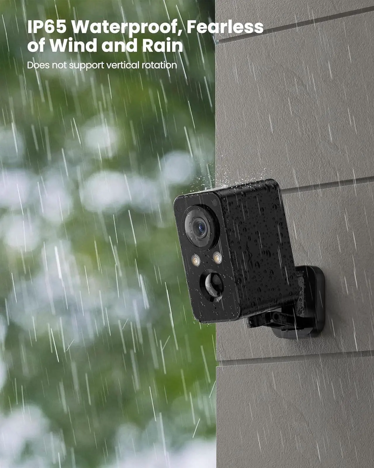 Alt view image 4 of 7 - Gadpiparty 2Packs Security Cameras Wireless Outdoor: 180° Horizontal Cameras for Home Security Battery WiFi Cameras Outside Surveillance Camera CCTV Camera System with Color Night Vision Motion Sensor