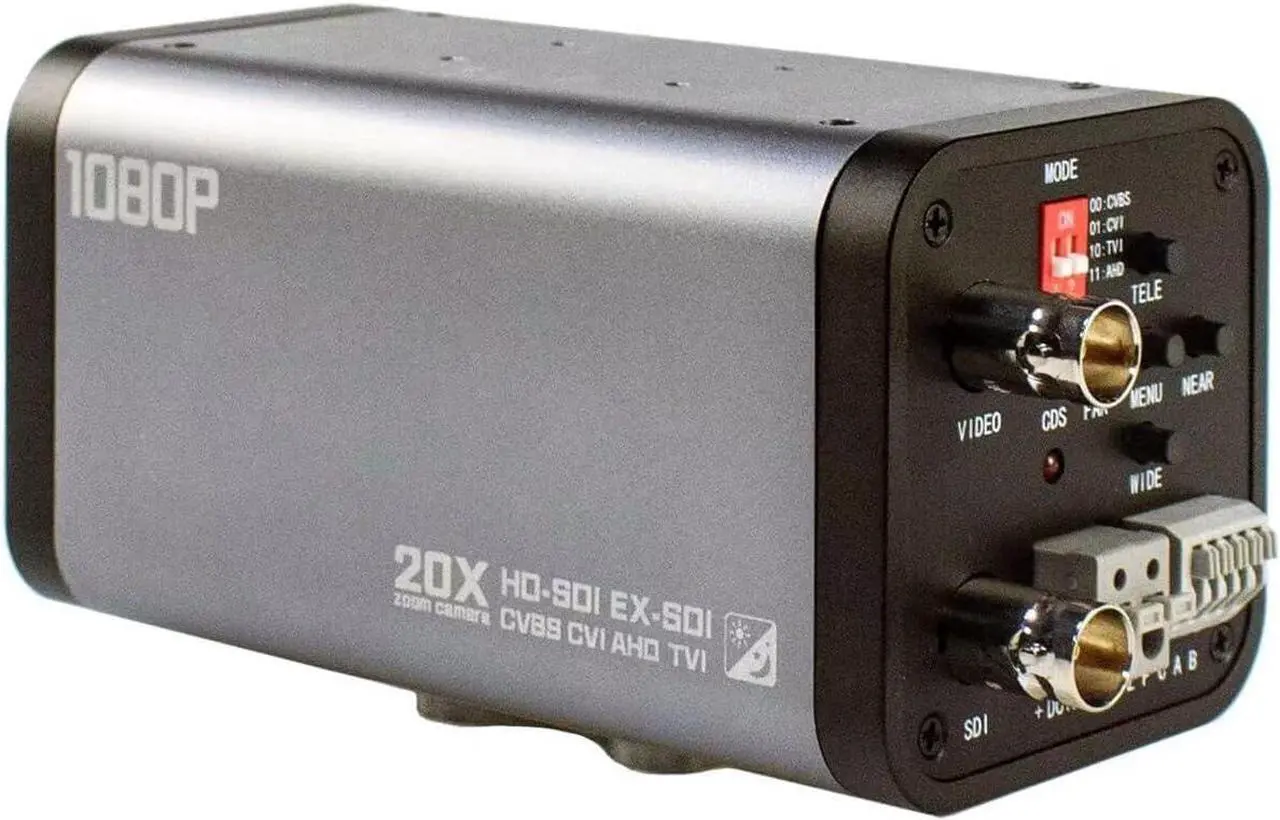 Alt view image 3 of 6 - 20X Optical Zoom Auto Focus HD SDI Camera 1080P 1/2.8 High Sensitivity CMOS Sensor with 4.7-94mm Lens by Button at The Back