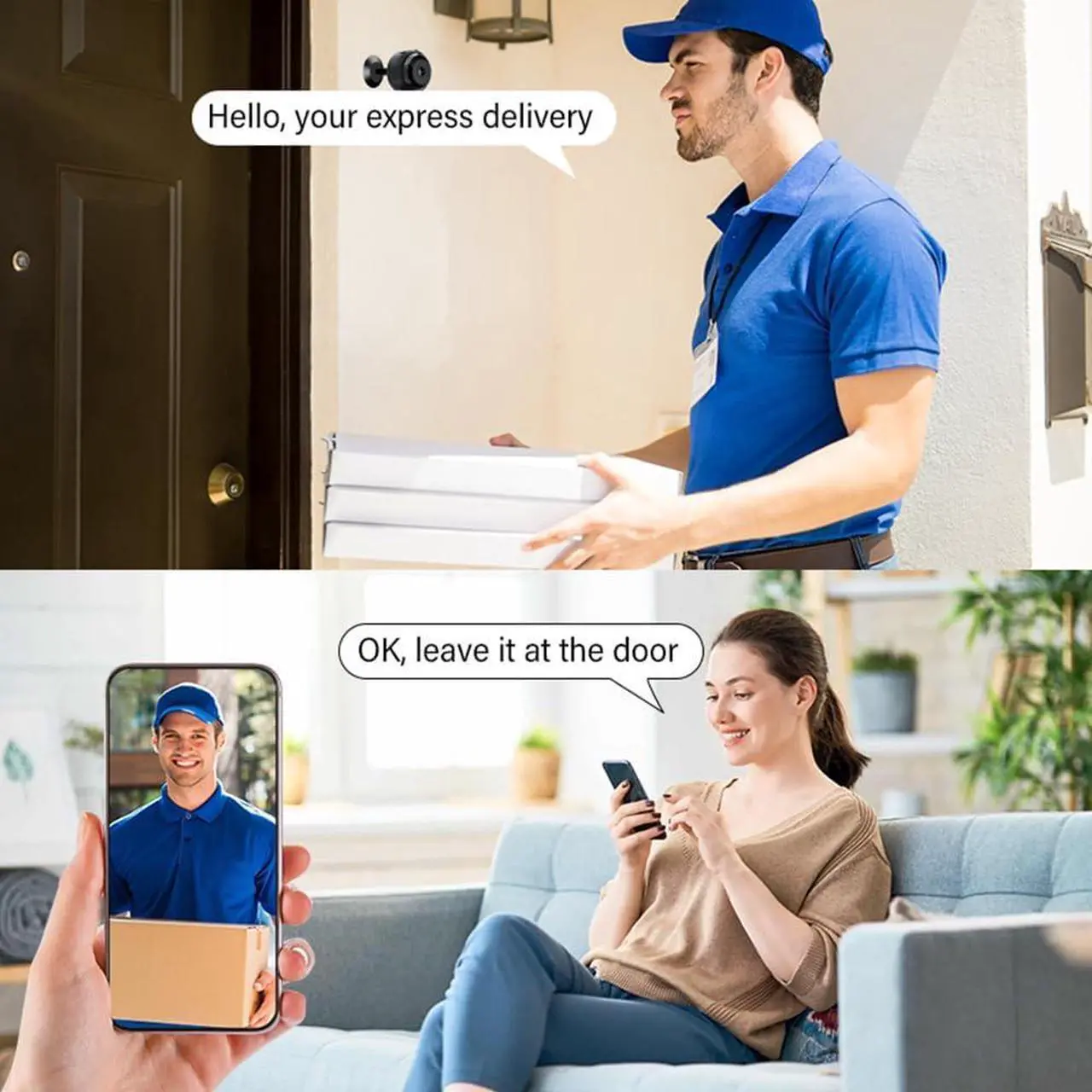 Alt view image 5 of 7 - Mini Camera,Hidden Camera,Mini Guard Magnetic Security Camera,Upgraded Mini 1080p Hd Wireless Magnetic Security Camera (2PCS)