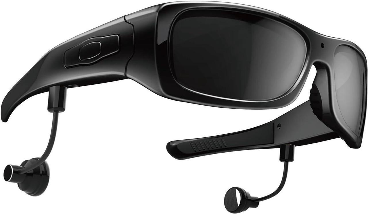 Main image of Full HD 1080P Camera Glasses with Bluetooth Headset Wearable Camera for Android Smartphone Polarized Sunglasses UV400