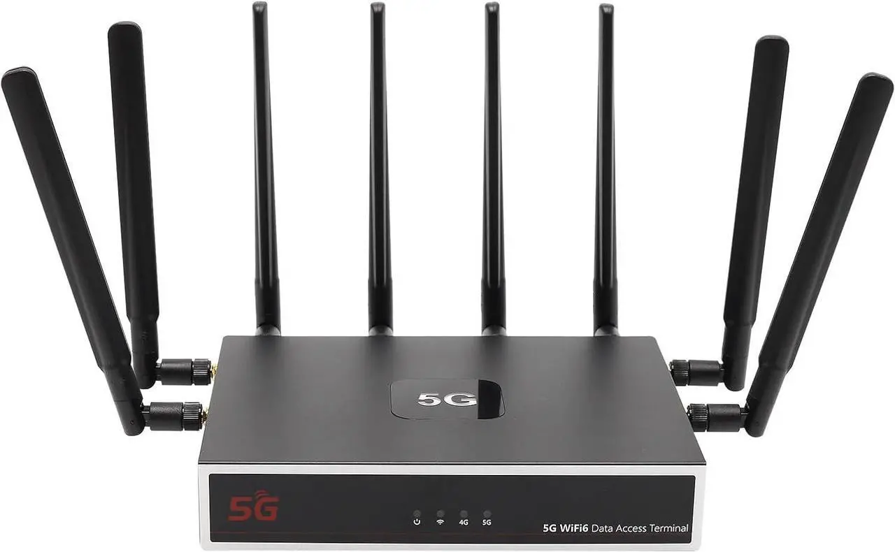 Main image of UOTEK 5G SIM Card Router CPE, WiFi 6 Router 5G Modem Dual Band NSA SA with SIM Card Slot for Smarthome Office Indoor High Speeed Wireless Router