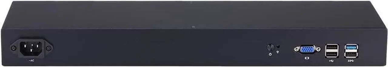 Alt view image 2 of 7 - Qotom 4 LAN 1U Rack Mini Router,J1900 Quad Core Gateway Firewall Barebone