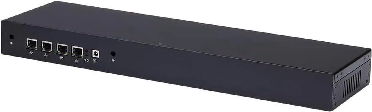 Alt view image 4 of 7 - Qotom 4 LAN 1U Rack Mini Router,J1900 Quad Core Gateway Firewall Barebone