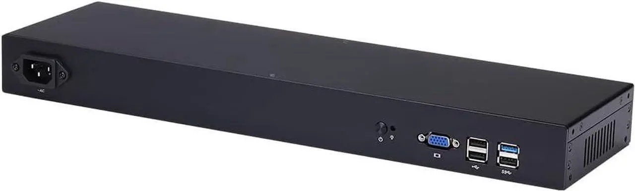 Alt view image 3 of 7 - Qotom 4 LAN 1U Rack Mini Router,J1900 Quad Core Gateway Firewall Barebone
