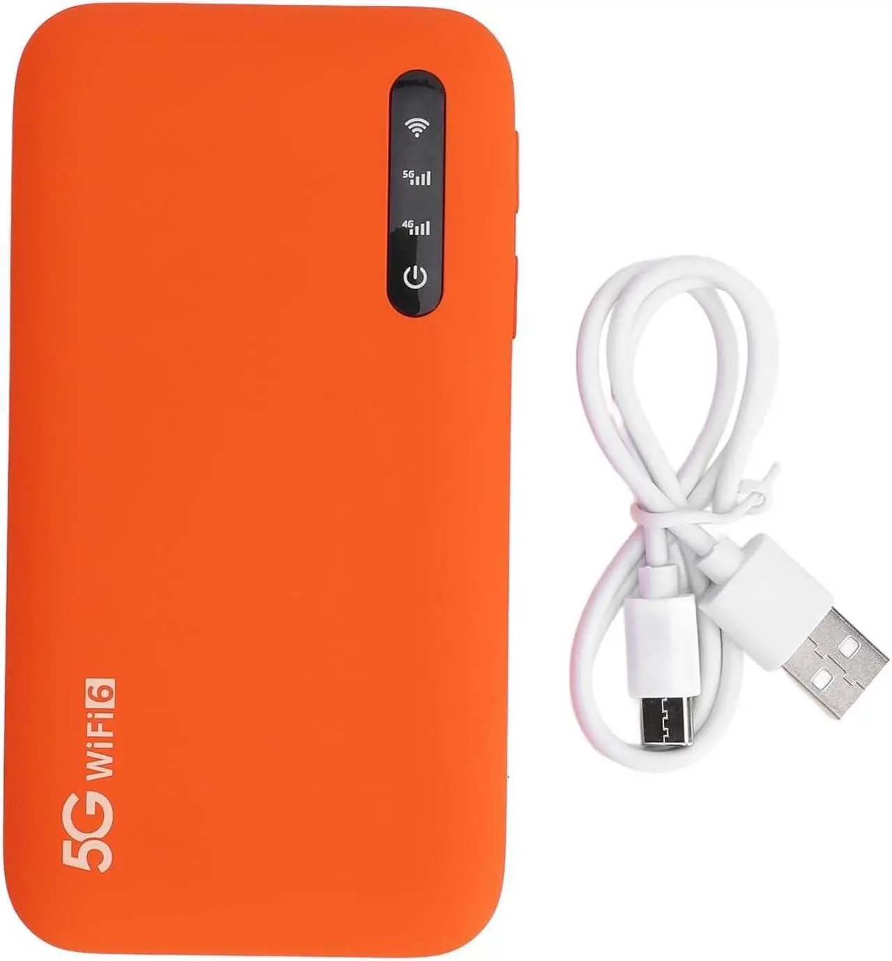 Main image of 5G Mobile Wi Fi Hotspot, 2.77Gbps High Speed, Double Band Wi Fi6, Support 16 Devices, Portable Hotspot Router with SIM Card Slot, 6100mAh Battery Wi Fi Hotspot for Travel