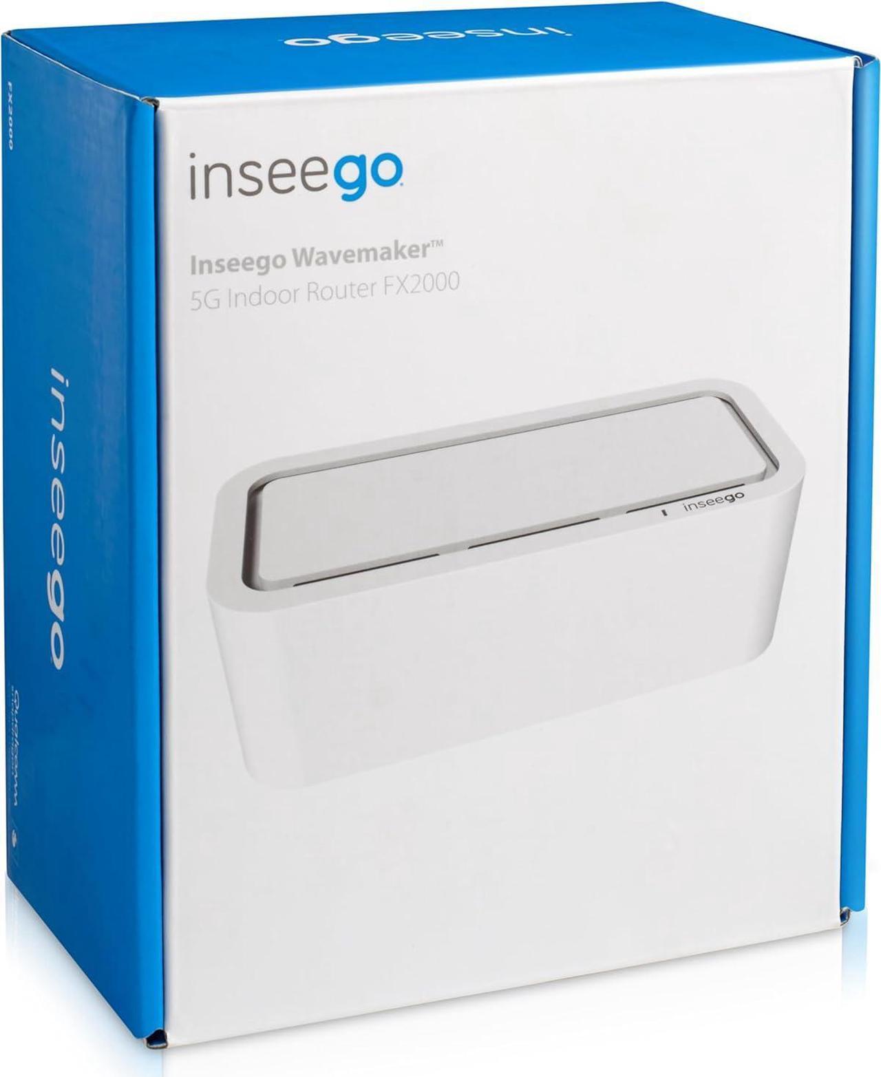Alt view image 6 of 6 - Inseego Wavemaker FX2000 5G Router with Sim Card Slot for Enterprise, Business or Home, Up to 3.3Gbps, 32 Devices, WiFi 6 Internet, LAN Port, 5G Modem, 5G LTE Router - W/Le'Mak Cable Tie Kit
