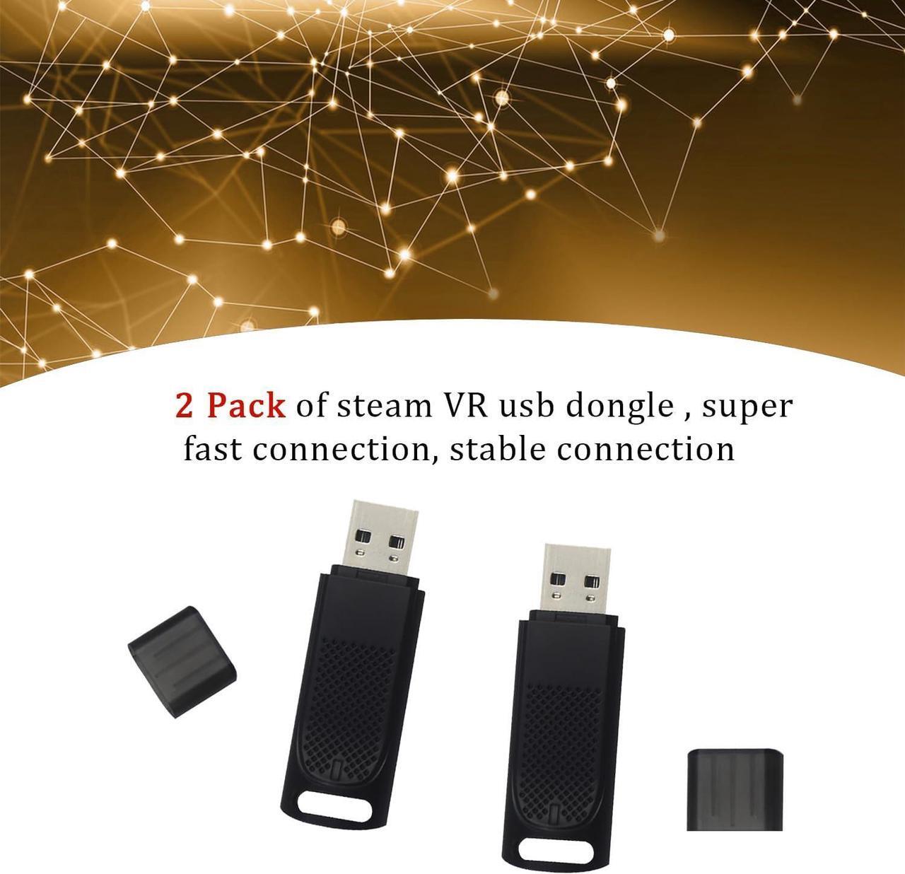 Alt view image 2 of 7 - Steam VR USB Dongle Receiver (2 Pack) for Valve Index Controllers for HTC Vive Tracker