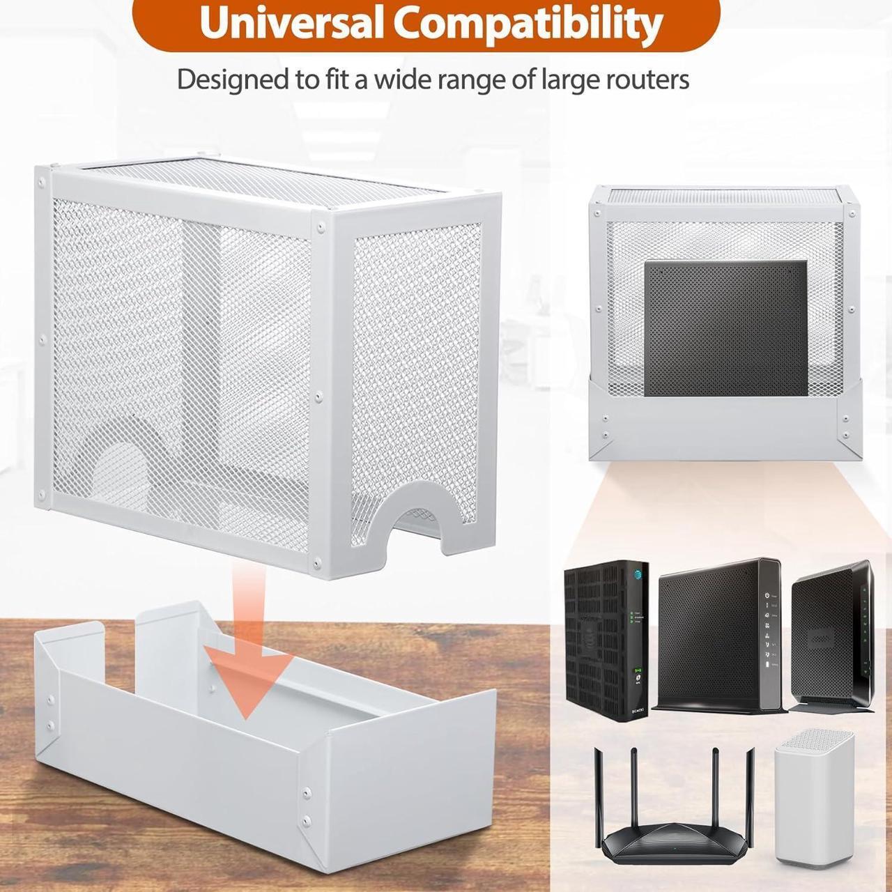 Alt view image 6 of 7 - Large WiFi Router Cover Blocks Up to 90% of EMF and 5G, Shielding WiFi Router EMF Faraday Cage, Offers WiFi Router Cover EMF Protection, While Maintaining Uninterrupted Usage