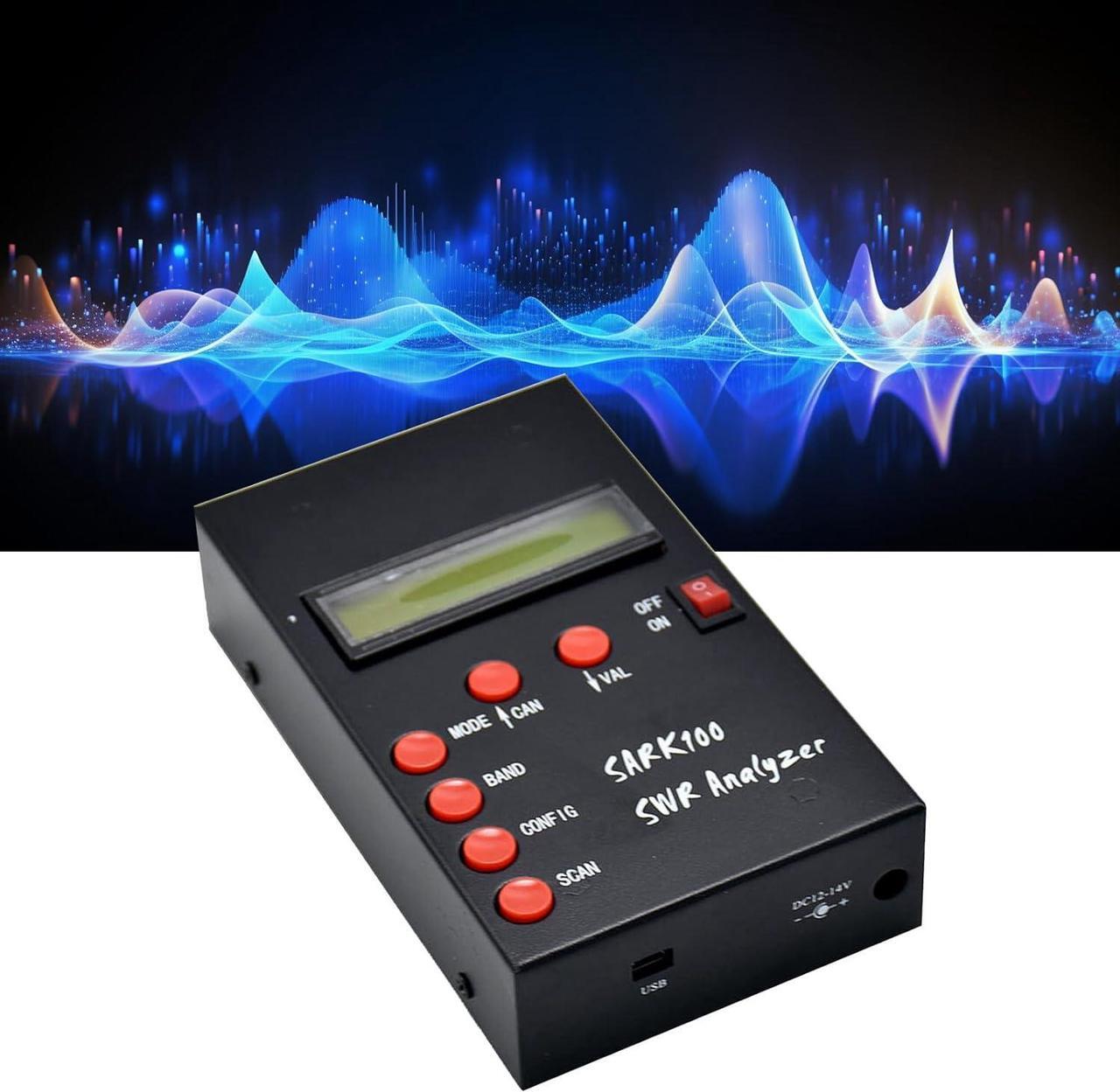 Alt view image 4 of 7 - 1-60Mhz Shortwave Antenna Analyzers Digital Display Shortwave Antenna Analyzers Meter Tester for 2 Way Radio