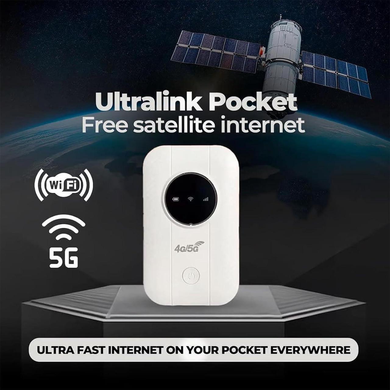Alt view image 5 of 7 - Ultralink Pocket Free Internet in Your Pocket, Ultralink Free WiFi Router Pocket 5G, Ultralink Pocket WiFi, Ultralink Pocket Router, Ultra Link Pocket, High Speed Smart Router for Anywhere (3pcs)