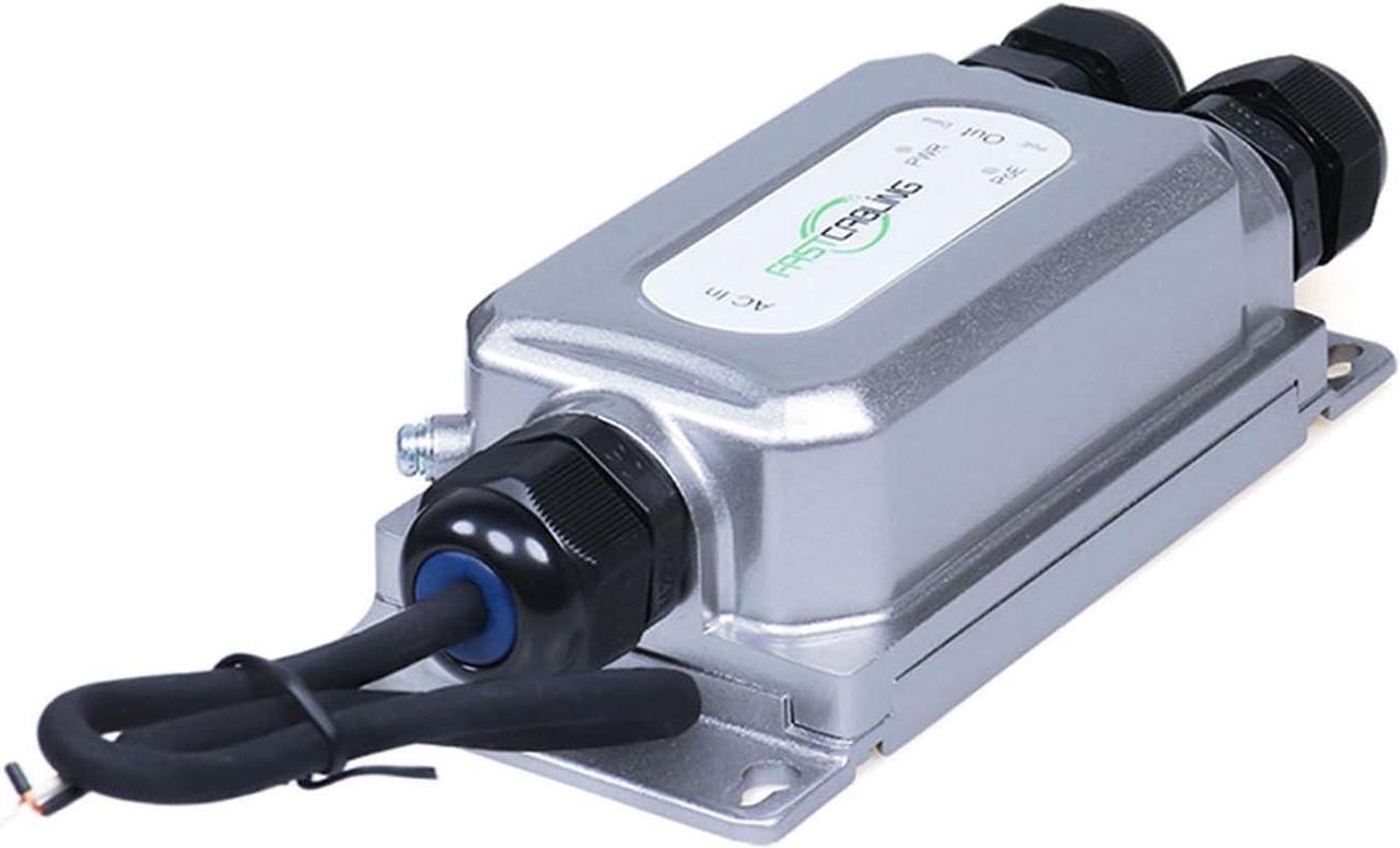 Main image of FASTCABLING Outdoor Industrial PoE++ Injector, 10/100/1000Mbps, IEEE802.3bt, Supplies up to 60W, 100-240V AC Input, Built-in Power Supply, IP67 Waterproof, 6kV Surge Protection, Distances up to 100M