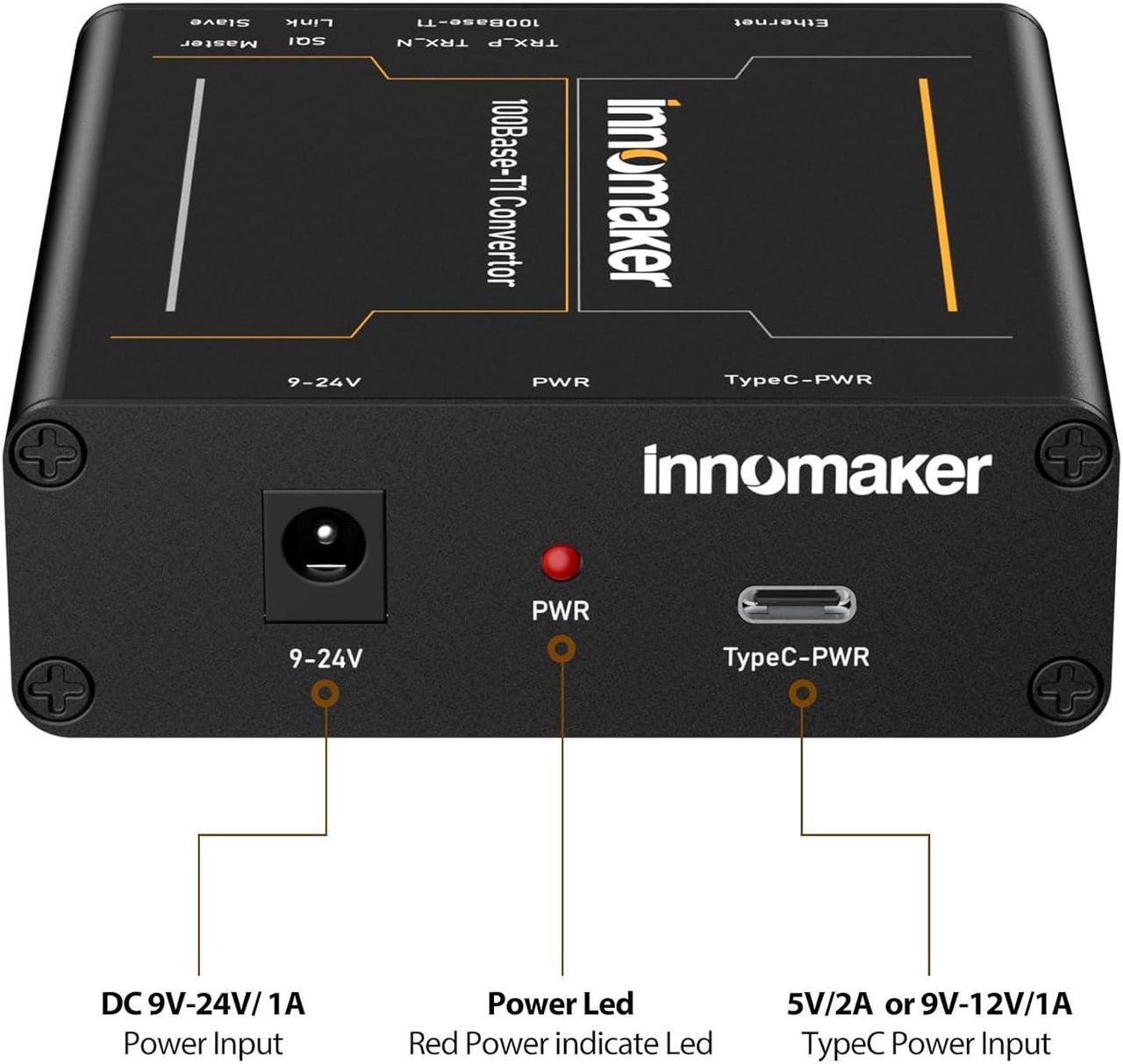 Alt view image 4 of 7 - 100BASE Ethernet Media Converter Device 2-Wire Ethernet 100BASE-T1 to Fast 100BASE-TX Automotive IEEE Compliant with 100Mbit/s Fullduplex Transmit