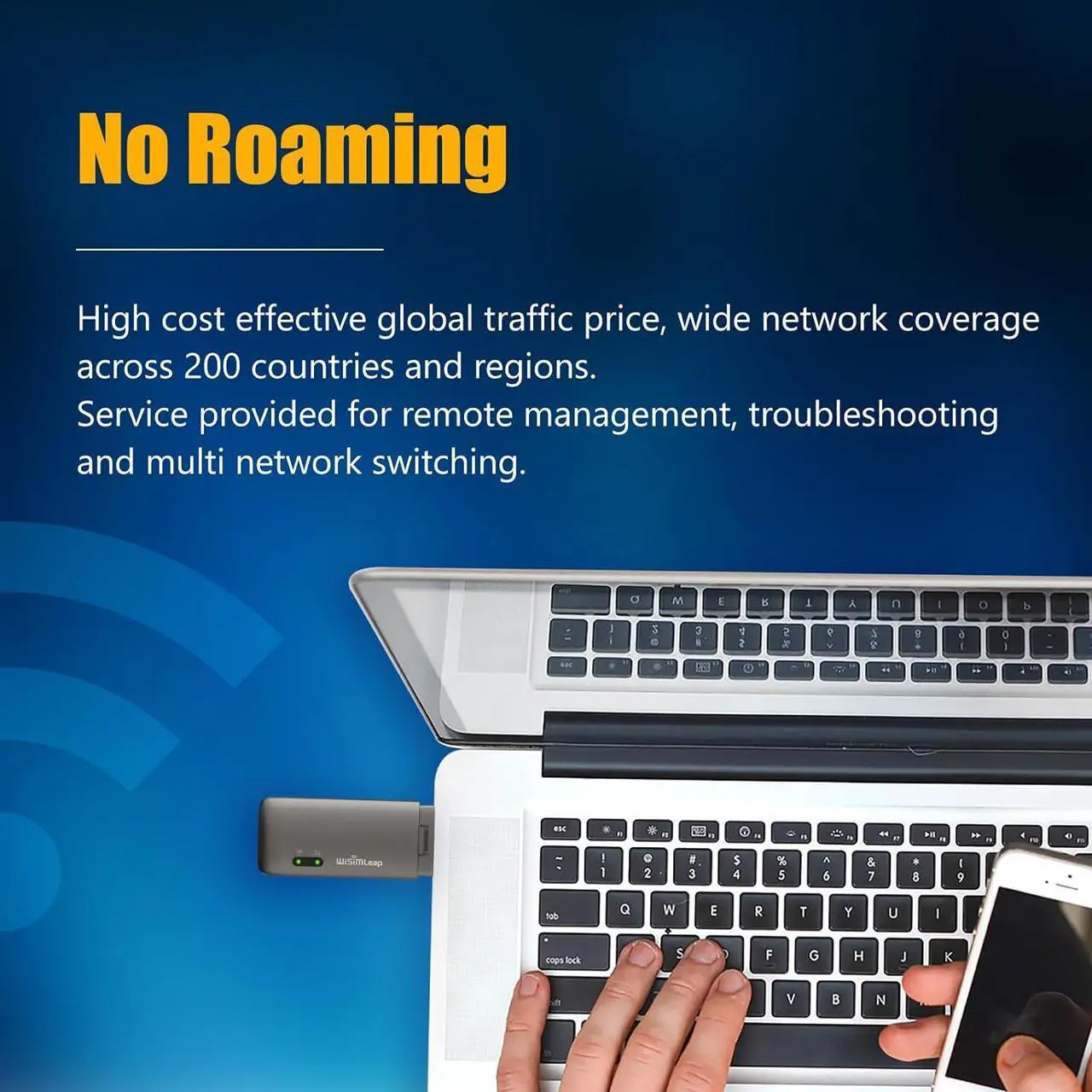 Alt view image 6 of 6 - Mobile Hotspot Device for Global Travel 4G Pocket Router WiFi Dongle Car Hotspot WiFi Laptop Hotspot No Roaming Charges No Physical Card No Contracts 150 Countries 10GB for North America