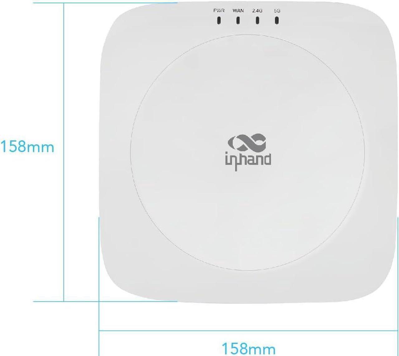 Alt view image 3 of 7 - InHand Networks EAP600 Enterprise Access Point Indoor Wi-Fi6 AP, Cloud Managed