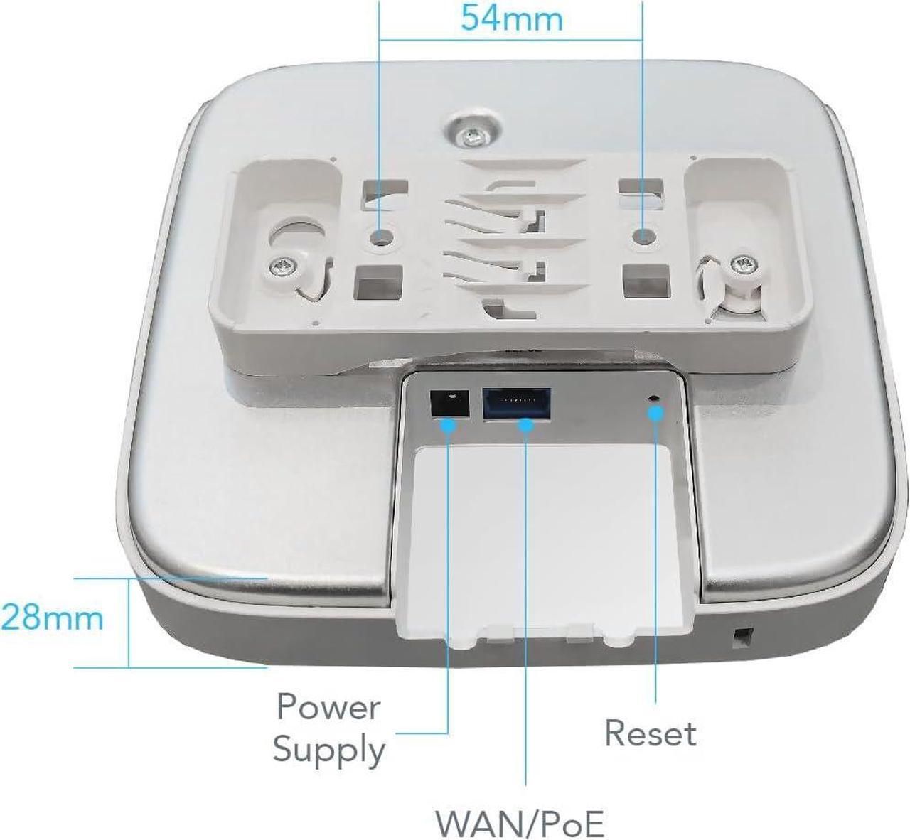 Alt view image 4 of 7 - InHand Networks EAP600 Enterprise Access Point Indoor Wi-Fi6 AP, Cloud Managed