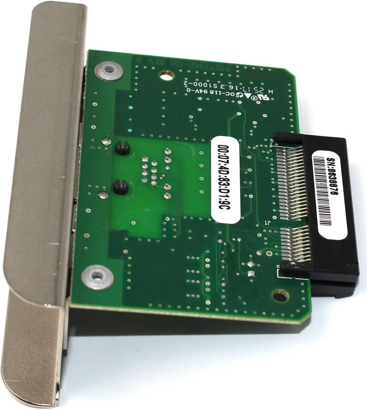 Alt view image 5 of 6 - P1083320-039 Internal IPv4 Print Server for Ze bra ZT610 ZT620 ZT600 Series Printers, Ethernet Connection