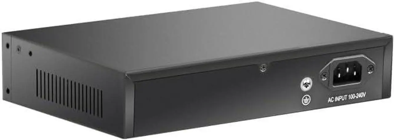 Alt view image 2 of 6 - 9-Port 2.5G Web Managed PoE+ Ethernet Switch, 8X 2.5GBase-T PoE+ Ports with10G SFP+, 2.5Gb Network Switch Support VLAN/LACP/QoS/STP/IGMP, Ethernet Splitter, Metal Casing