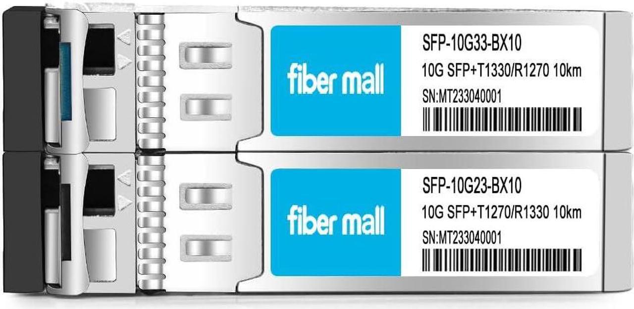 Alt view image 5 of 5 - 10G SFP+BIDI Transceiver a Pair for Cisco Meraki SFP-10G-BXU-I Ubiquiti UF-SM-10G-S MikroTik S+2332LC10D-1330 D-Link Netgear 10GBASE-BIDI SFP+1270nm /1330nm 10km DOM Other Open Switches