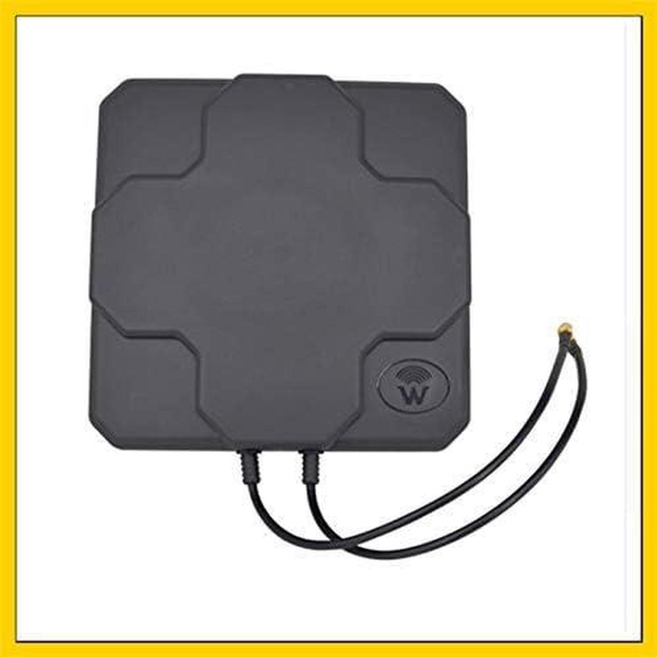 Alt view image 2 of 7 - Lysee Communications Antennas - LTE outdoor 4G LTE MIMO antennaLTE dual polarization panel antenna SMA male connector (white or black) 20cm cable - (Color: 20CM cable SMA-male)