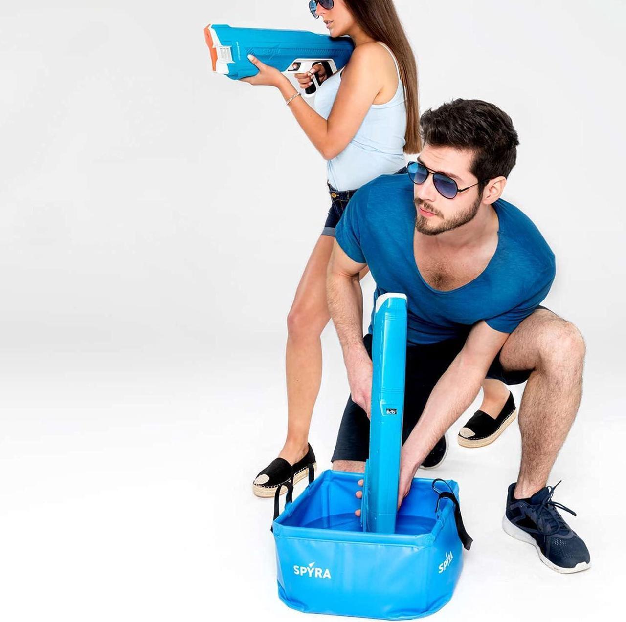 Alt view image 3 of 7 - SPYRA  SpyraTwo WaterBlaster Blue  Automated & Precise High-End Premium Electric Water Gun