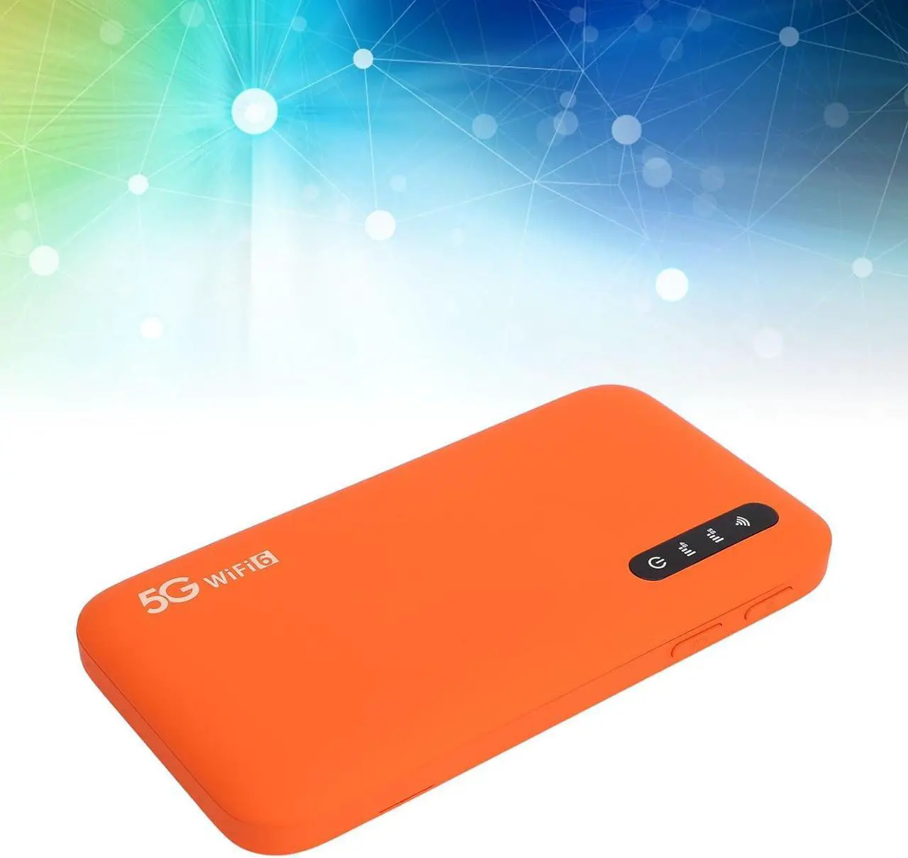 Alt view image 5 of 7 - 5G Mobile Wi Fi Hotspot, 2.77Gbps High Speed, Double Band Wi Fi6, Support 16 Devices, Portable Hotspot Router with SIM Card Slot, 6100mAh Battery Wi Fi Hotspot for Travel