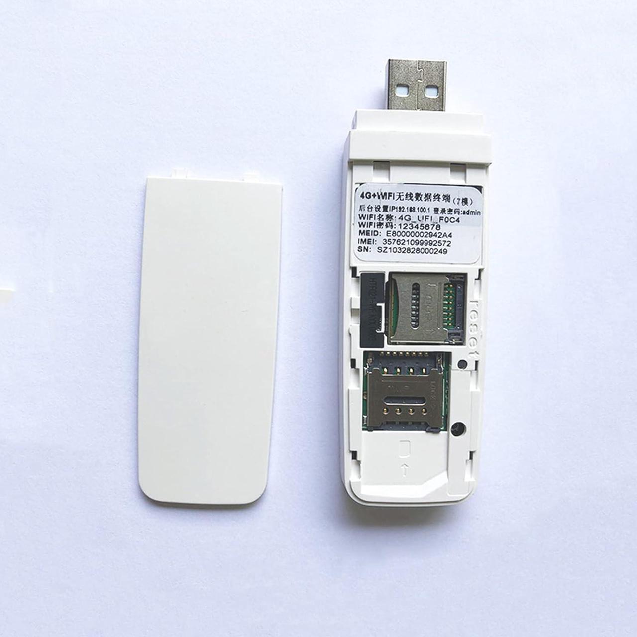 Alt view image 7 of 7 - 4G 5G LTE WiFi Hotspot Wireless Router USB Dongle 150Mbps Modem Sim Card/643