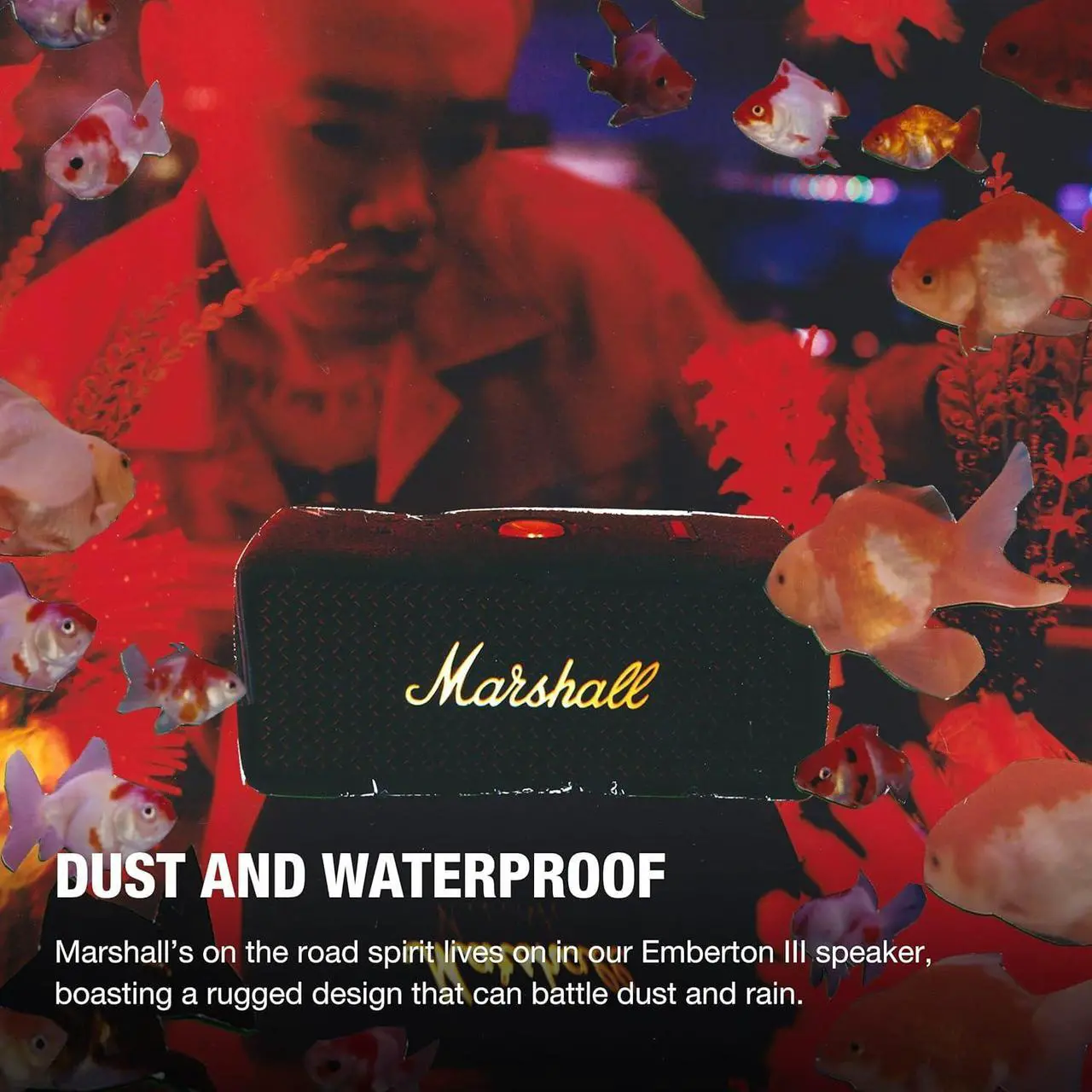Alt view image 5 of 7 - Marshall Emberton III Portable Bluetooth Speaker