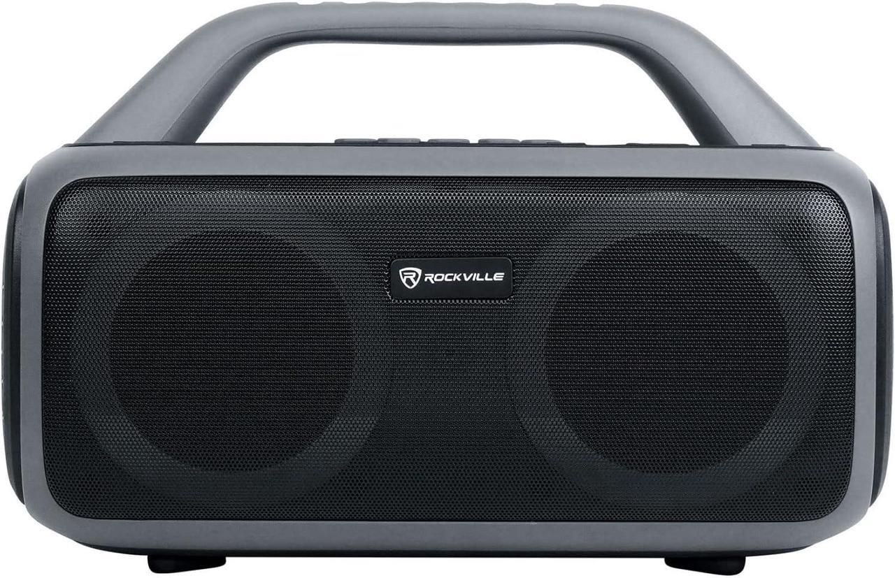 Alt view image 3 of 7 - Rockville RPB50 Large and Loud Portable Bluetooth Speaker with LED+Long Battery
