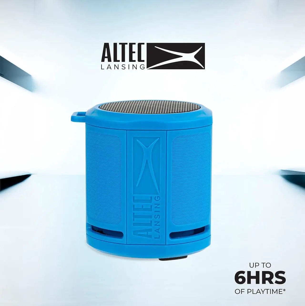 Alt view image 5 of 6 - Altec Lansing HydraMicro - Waterproof Bluetooth Speaker, Lightweight & Portable Speaker for Travel & Outdoor Use, Royal Blue
