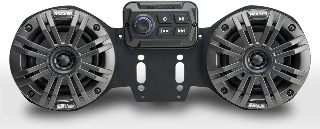 Alt view image 3 of 5 - SSV Works Can-Am Ryker MRB2O Bluetooth 2 Speaker Kit