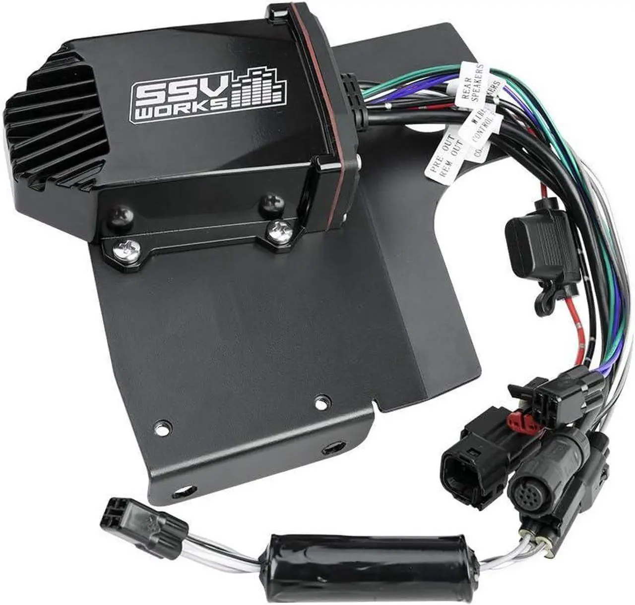 Alt view image 5 of 5 - SSV Works Can-Am Ryker MRB2O Bluetooth 2 Speaker Kit
