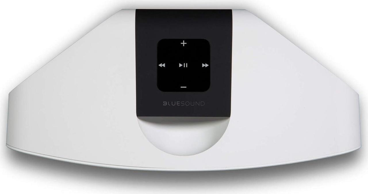 Alt view image 6 of 7 - Bluesound Pulse Mini 2i Compact Wireless Multi-Room Smart Speaker with Bluetooth - White - Compatible with Alexa and Siri