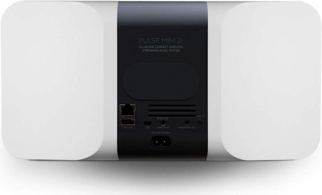 Alt view image 4 of 7 - Bluesound Pulse Mini 2i Compact Wireless Multi-Room Smart Speaker with Bluetooth - White - Compatible with Alexa and Siri