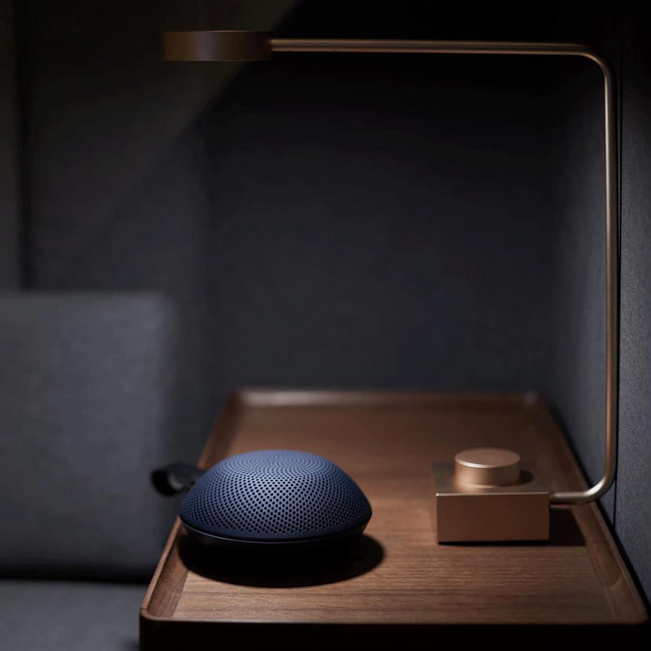 Alt view image 4 of 7 - Vifa Reykjavik Bluetooth Speaker, Portable Wireless Speakers, Mini Outdoor Smart Speaker with Stereo Sound, Nordic Design/Built-in Mic/Hands-Free Call,HiFi Audio Personal Speaker (Ice Cave Blue)