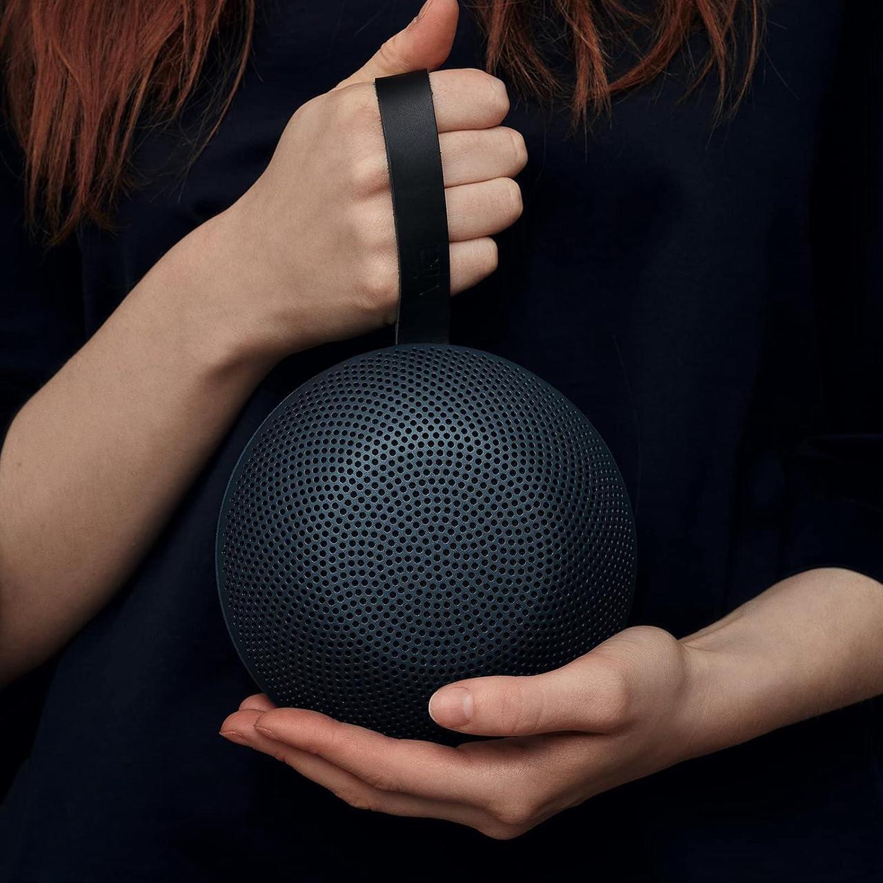 Alt view image 6 of 7 - Vifa Reykjavik Bluetooth Speaker, Portable Wireless Speakers, Mini Outdoor Smart Speaker with Stereo Sound, Nordic Design/Built-in Mic/Hands-Free Call,HiFi Audio Personal Speaker (Ice Cave Blue)