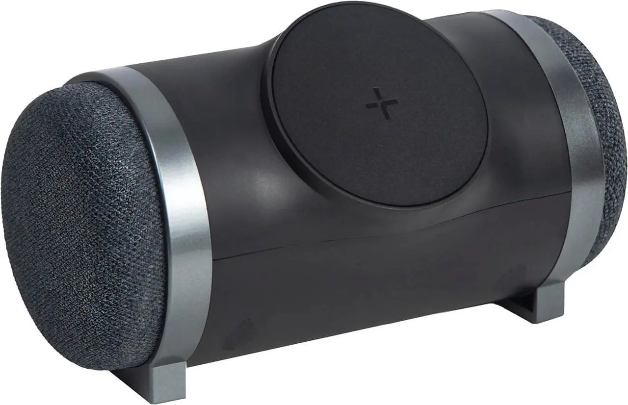 Main image of TYLT MagBoom 10W Magnetic Bluetooth Portable Speaker for iPhone, iPad, Google Pixel, Samsung Galaxy (Black)