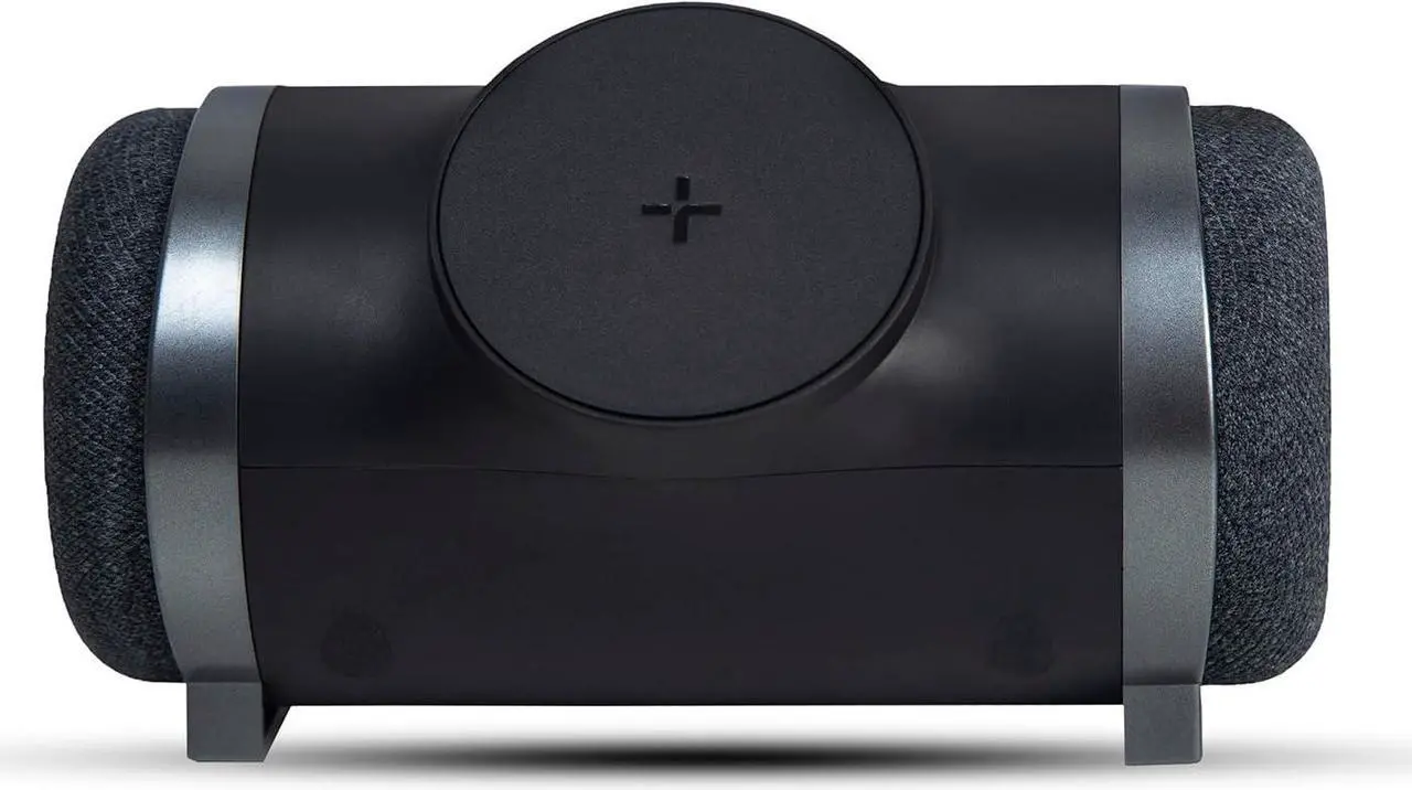 Alt view image 2 of 6 - TYLT MagBoom 10W Magnetic Bluetooth Portable Speaker for iPhone, iPad, Google Pixel, Samsung Galaxy (Black)