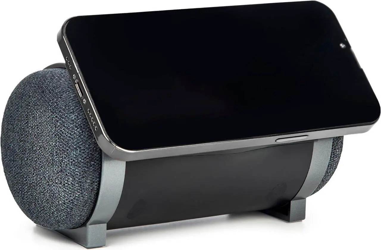 Alt view image 5 of 6 - TYLT MagBoom 10W Magnetic Bluetooth Portable Speaker for iPhone, iPad, Google Pixel, Samsung Galaxy (Black)