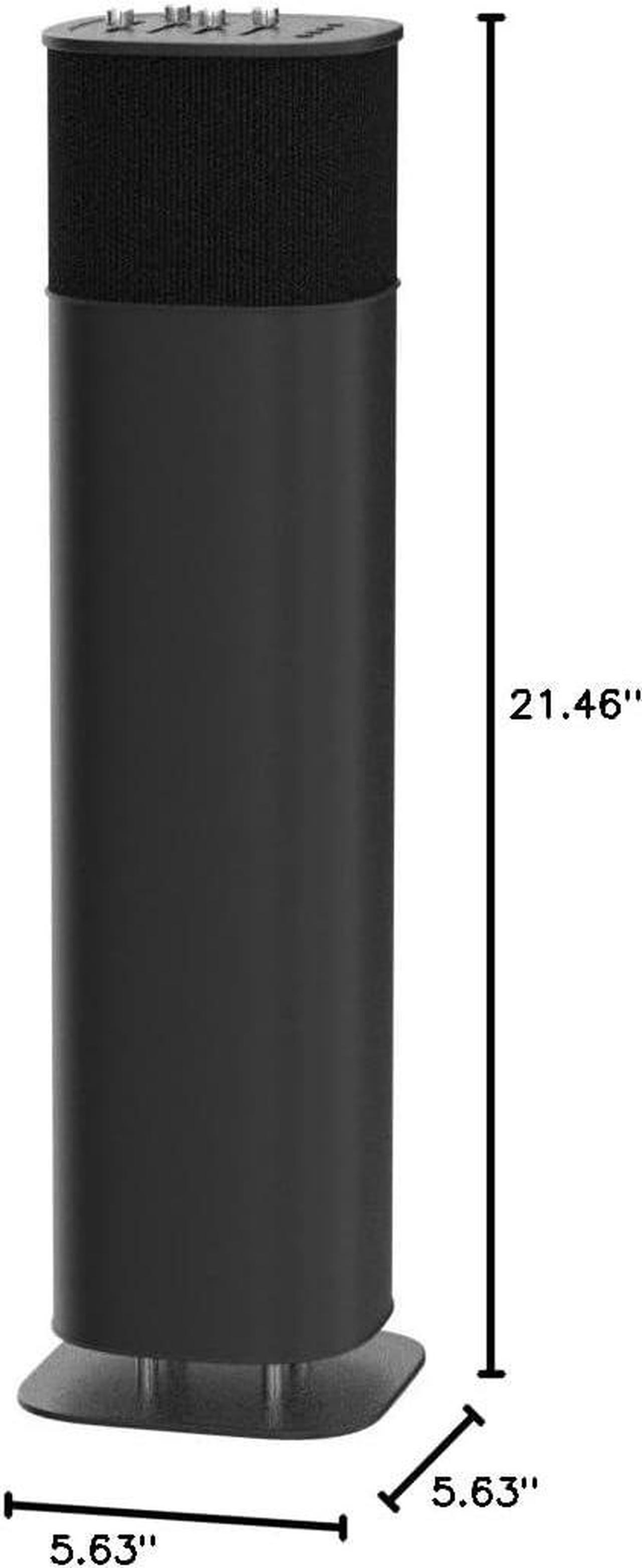 Alt view image 7 of 7 - ABRAMTEK 200W Bluetooth Speaker, E500 (3rd Gen) High Power Wireless Speaker w/Bass Middle Treble Equalizer, HDMI ARC, AUX, Optical, Music Movie Game Modes, Gray