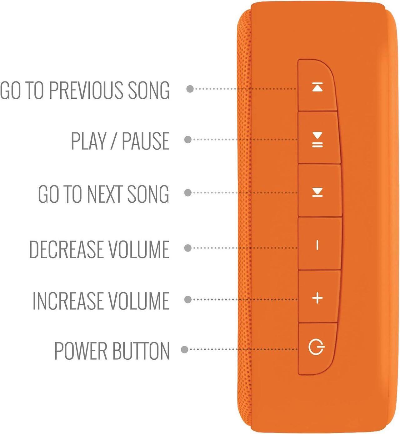 Alt view image 5 of 6 - Carvaan Saregama Mini Bluetooth Speaker (Bhakti, Orange)