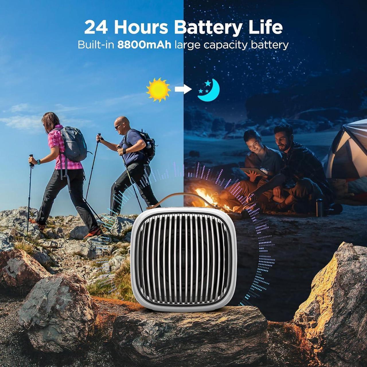 Alt view image 5 of 7 - Bluetooth Speaker, Portable Speaker with HD Sound, 35W Loud Stereo Clear Sound,Wireless Bluetooth 5.3,Up to 32H Playtime for Home/Party/Outdoor (Upgraded)