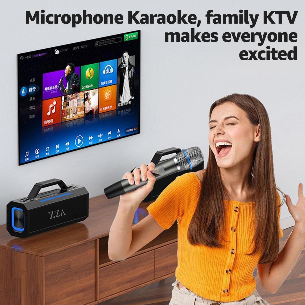 Alt view image 2 of 7 - Portable Bluetooth Speakers, 60W Peak Wireless Outdoor Speaker with Subwoofer, Deep Bass, 18000mah Power Bank, IPX6 Waterproof,3 Lighting Mode, 100dB Loud Party Speakers for Camping, Beach, Garage