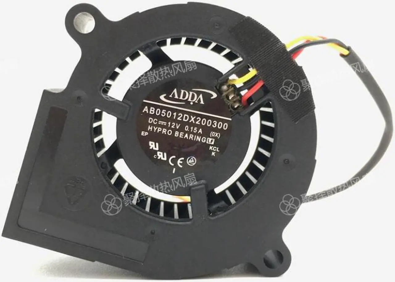 Alt view image 5 of 6 - 50MM Zyvpee AB05012DX200300 12V 0.15A 3 Wires Benq projector Cooling Fan