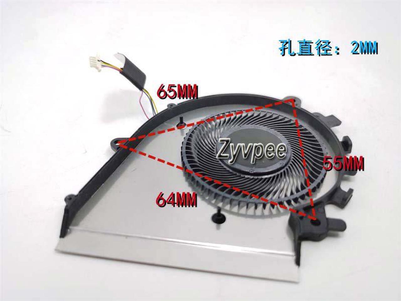 Alt view image 2 of 4 - Notebook CPU GPU Cooling Fan DC5V 0.5A 4Wire 4 Pins