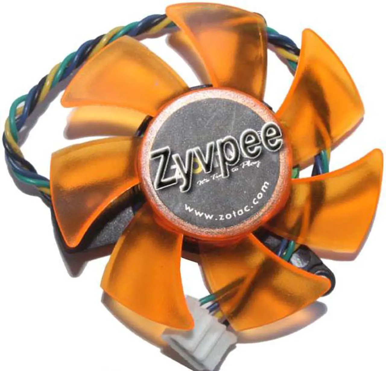 Alt view image 4 of 5 - VGA Cooling Fan DC12V 0.2A 4 Wires 4 Pins frameless graphics card fan for ZOTAC 8500GT 8600GT 9400GT 9500GT GT210