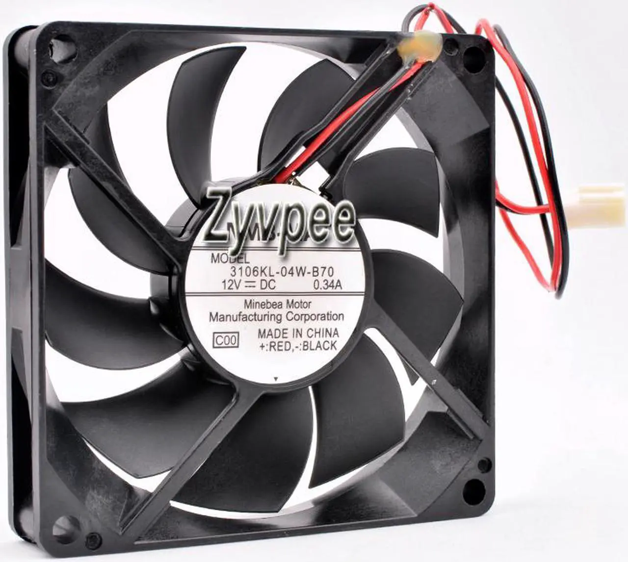 Alt view image 3 of 4 - 80mm 8015 DC12V 0.34A 2Wires 2 Pins 8cm UPS Power Cooling Fan