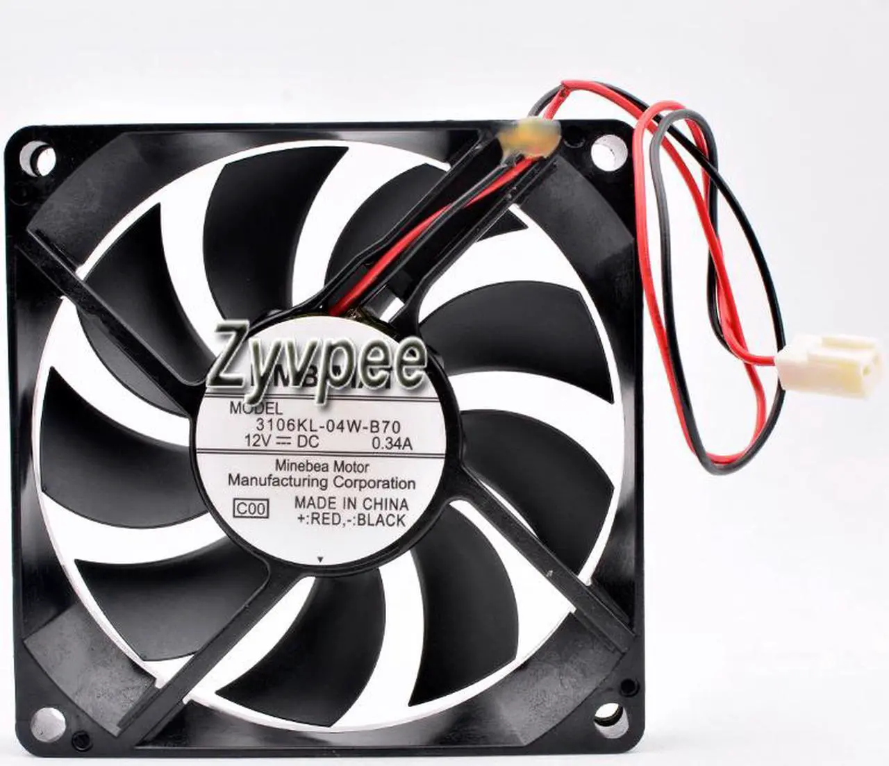 Alt view image 2 of 4 - 80mm 8015 DC12V 0.34A 2Wires 2 Pins 8cm UPS Power Cooling Fan