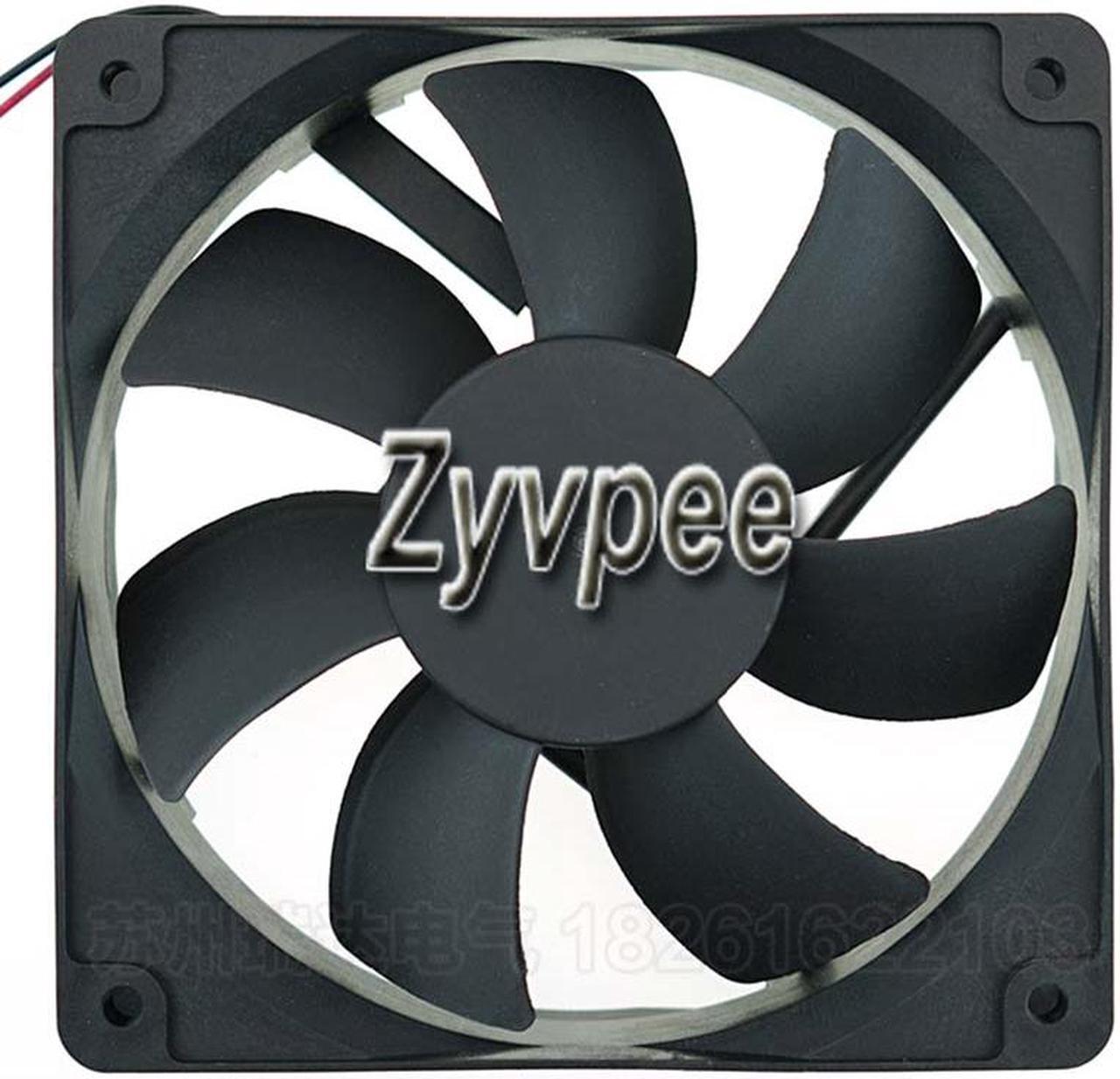 Alt view image 4 of 5 - 120mm 12025 AD1212HB-A71GL DC12V 0.37A 2 Wires 12CM Power Case Fan