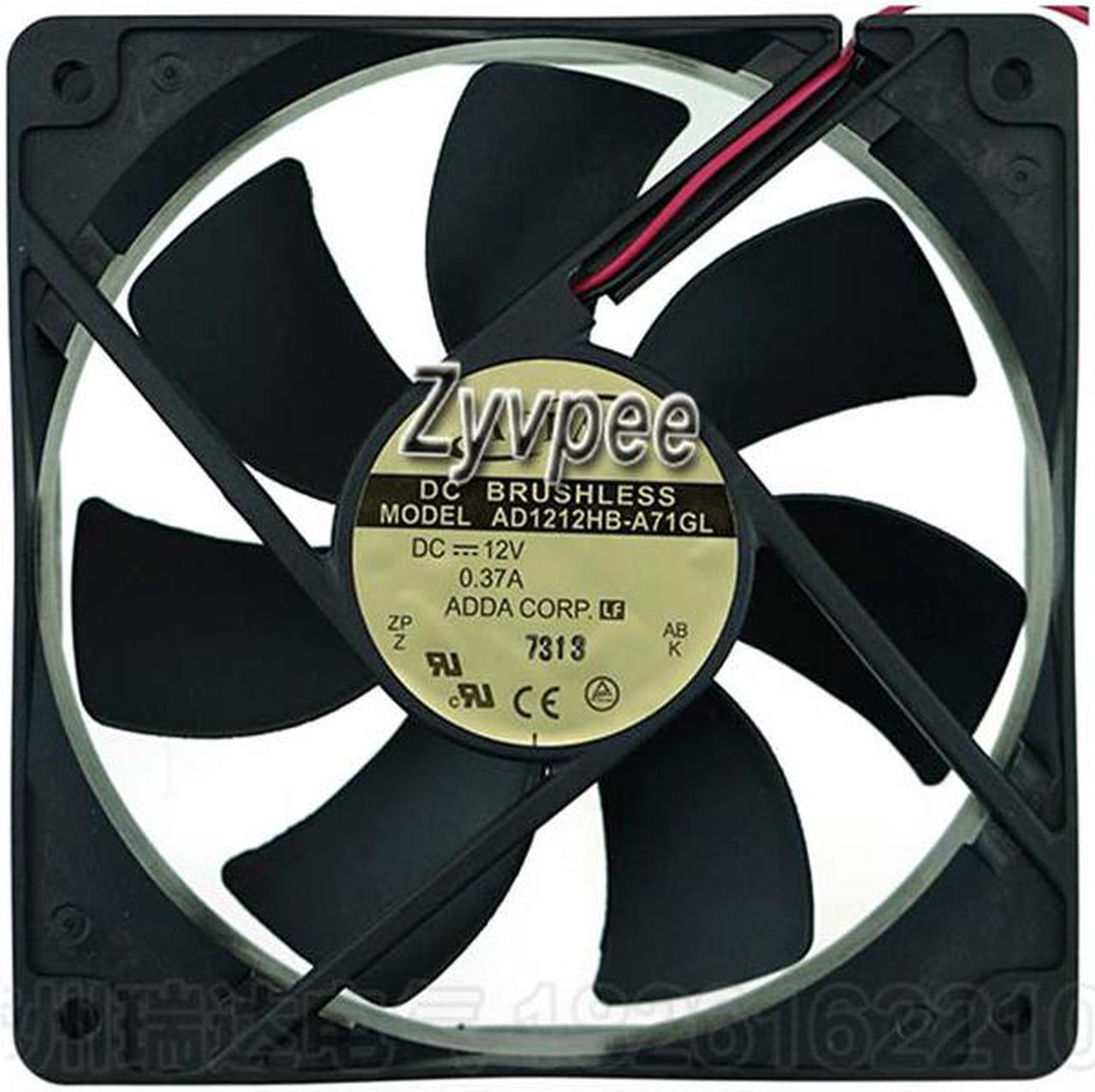 Main image of 120mm 12025 AD1212HB-A71GL DC12V 0.37A 2 Wires 12CM Power Case Fan